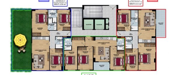 2 rooms Apartment in Alanya, Turkey No. 29885 14