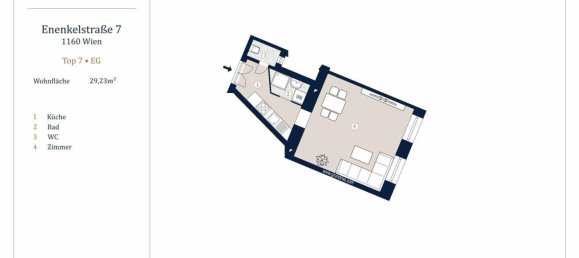 Студия в Оттакринг, Австрия № 209417 6