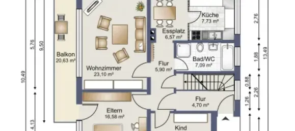 Таунхаус с 5 спальнями в Гослар, Германия № 127101 17