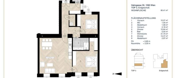 3-Zimmer Penthouse in Alsergrund, Austria, Nr. 34232 7