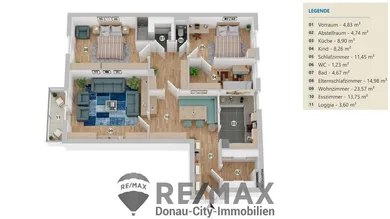 5 rooms Apartment in Favoriten, Austria No. 131689