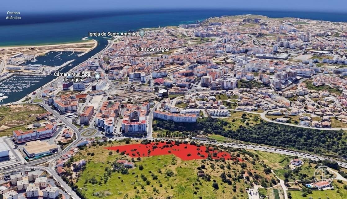  قطعة أرض في Lagos, Portugal 900متر مربع رقم 128766