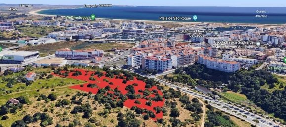  قطعة أرض في Lagos, Portugal 900متر مربع رقم 128766 2