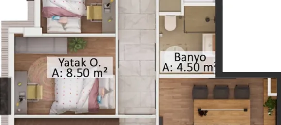 Apartamento 3+1 em Mugla, Turkey N.º 33429 10