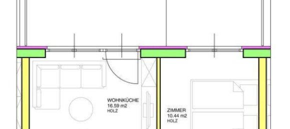 2غرفة شقة في Rudolfsheim-Funfhaus, Austria رقم 215246 6