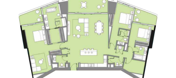 1 chambre Appartement à Dubai Marina, UAE No. 121450 11