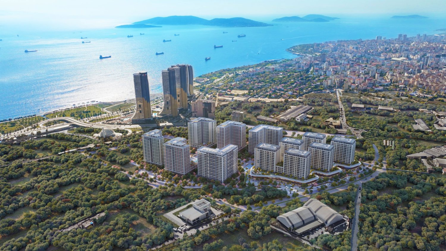 Apartamento 2+1 em Istanbul, Turkey N.º 50125