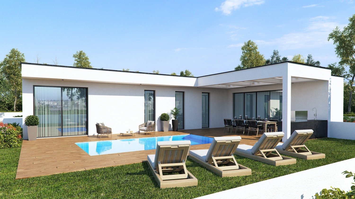 Villa T4 em Pervolia, Cyprus N.º 34350