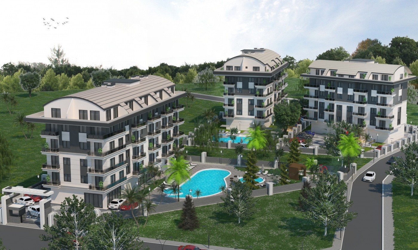 Apartamento 1+1 em Oba, Turkey N.º 31282