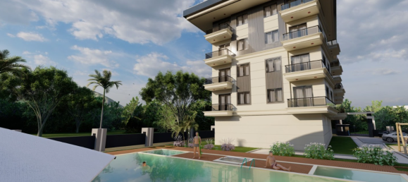 Apartamento 1+1 em Oba, Turkey N.º 31282 11