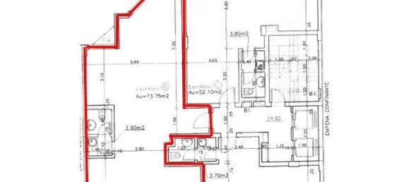 Büro in Lisbon, Portugal 86m², Nr. 59541 12