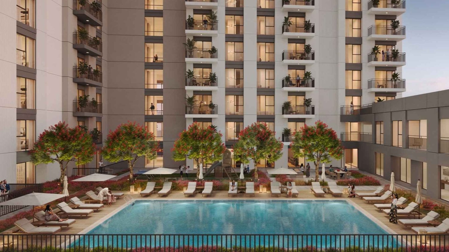 Apartamento T1 em Town Square, UAE N.º 116963