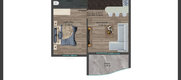 Apartment 1+1 in Demirtas, Turkey No. 31360 16