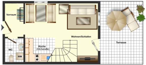 2 rooms Duplex in Bad Waltersdorf, Austria No. 18644 18