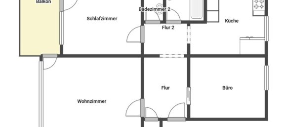 1 غرف نوم شقة في Neuss, Germany رقم 58199 9