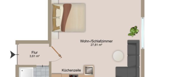 Estúdio em Freiburg im Breisgau, Germany N.º 44150 6