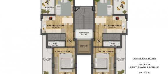 Apartment 3+1 in Side, Turkey No. 1783 11