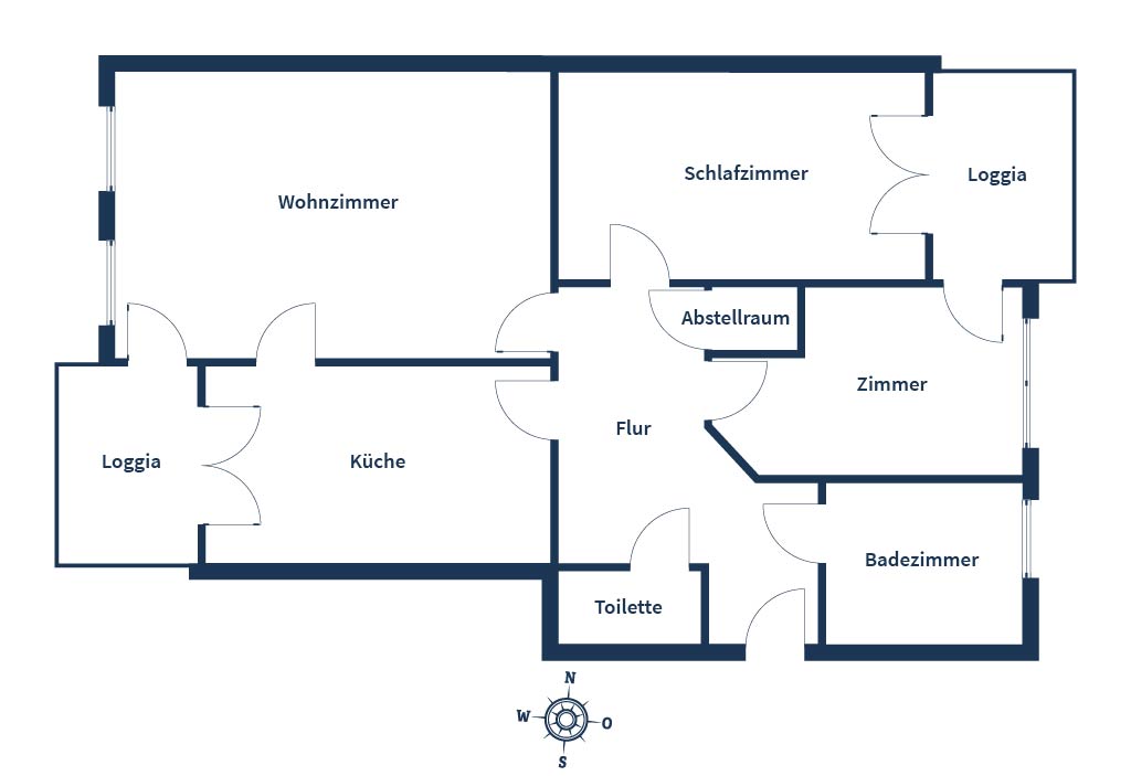 Apartamento T2 em Minden-Lubbecke, Germany N.º 180112