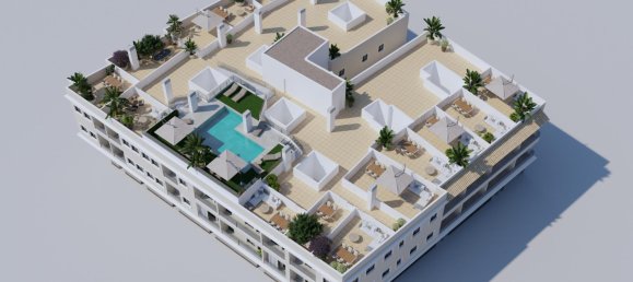 3 غرف نوم بانتهاوس في Algorfa, Spain رقم 12836 6