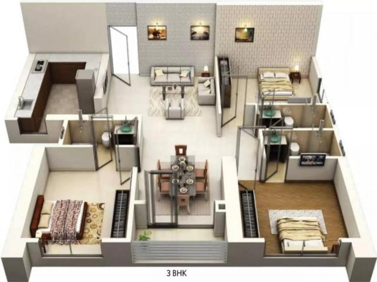 3 bedrooms House in Mumbai, India No. 25926