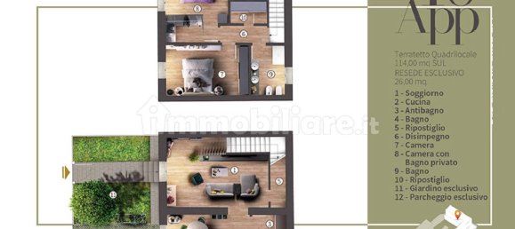 2 غرف نوم شقة في Campi Bisenzio, Italy رقم 10842 30