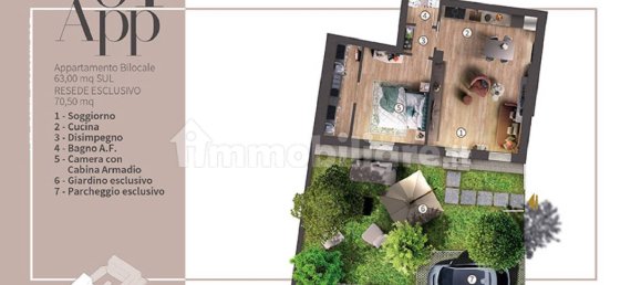 2 غرف نوم شقة في Campi Bisenzio, Italy رقم 10842 22