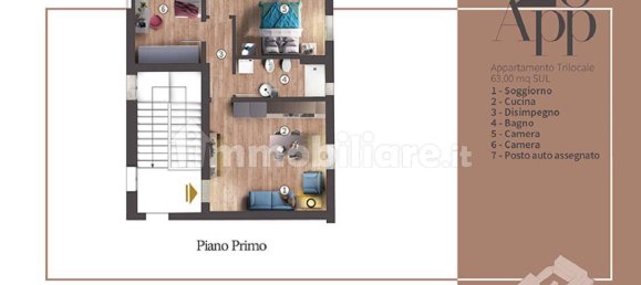 2 غرف نوم شقة في Campi Bisenzio, Italy رقم 10842 40