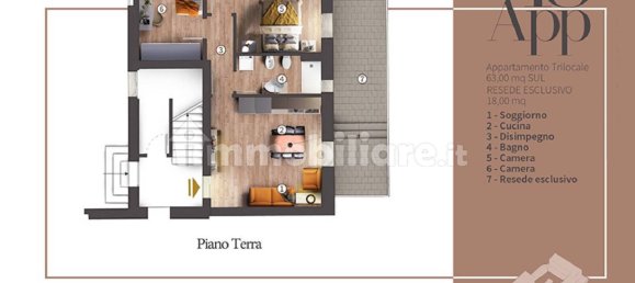 2 غرف نوم شقة في Campi Bisenzio, Italy رقم 10842 38