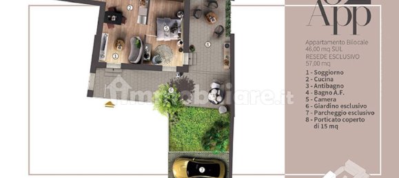 2 غرف نوم شقة في Campi Bisenzio, Italy رقم 10842 21