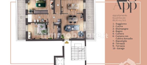 2 غرف نوم شقة في Campi Bisenzio, Italy رقم 10842 48