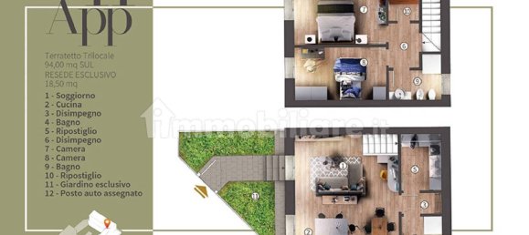 2 غرف نوم شقة في Campi Bisenzio, Italy رقم 10842 31