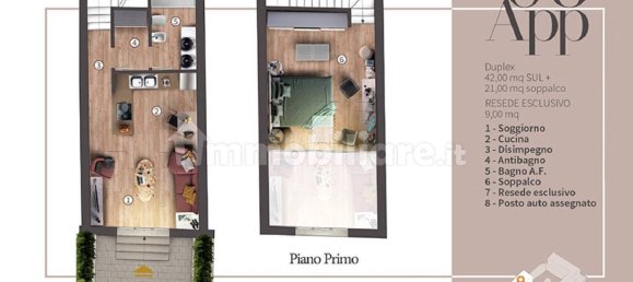 2 غرف نوم شقة في Campi Bisenzio, Italy رقم 10842 26