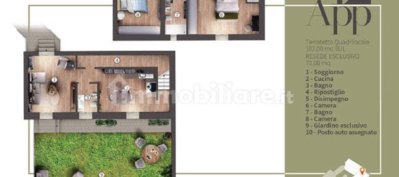 2 غرف نوم شقة في Campi Bisenzio, Italy رقم 10842 32