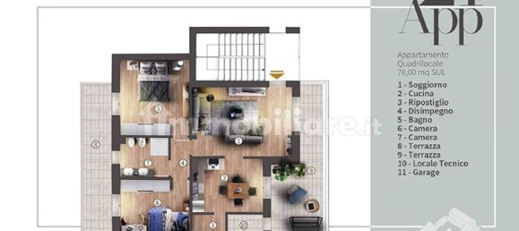 2 غرف نوم شقة في Campi Bisenzio, Italy رقم 10842 44