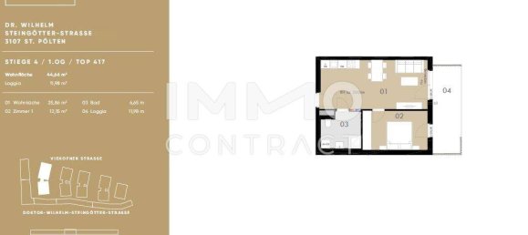 1 bedroom Apartment in St. Polten, Austria No. 174189 13