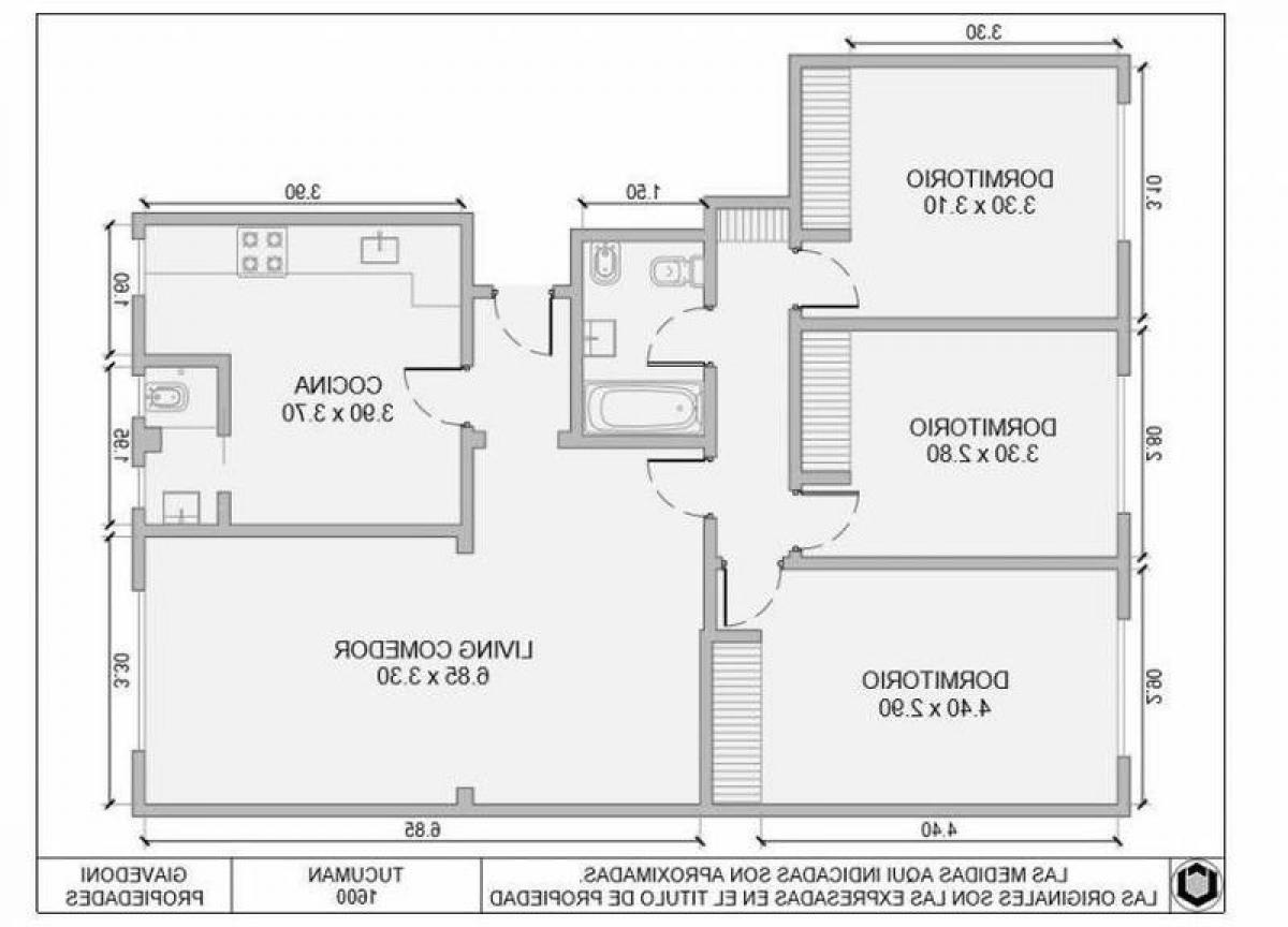 3 bedrooms Apartment in Buenos Aires, Argentina No. 90183
