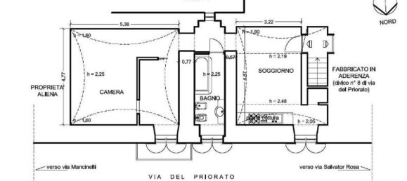 3 rooms Apartment in Naples, Italy No. 11001 14