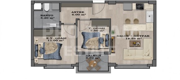 3 rooms Apartment in Finike, Turkey No. 27848 17