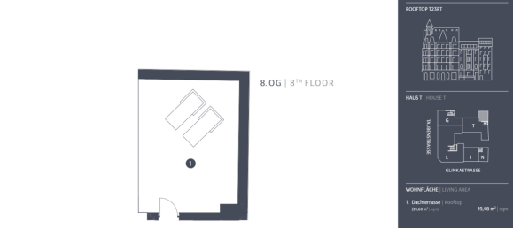 1 Schlafzimmer Penthouse in Mitte, Germany, Nr. 78630 19