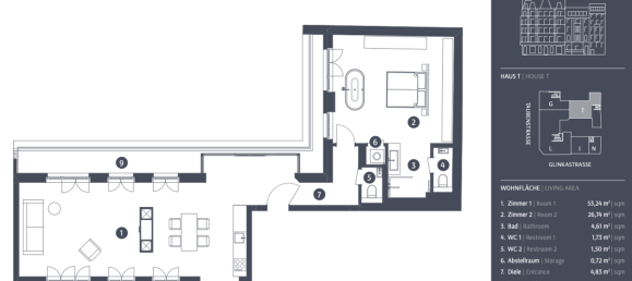 1 Schlafzimmer Penthouse in Mitte, Germany, Nr. 78630 18