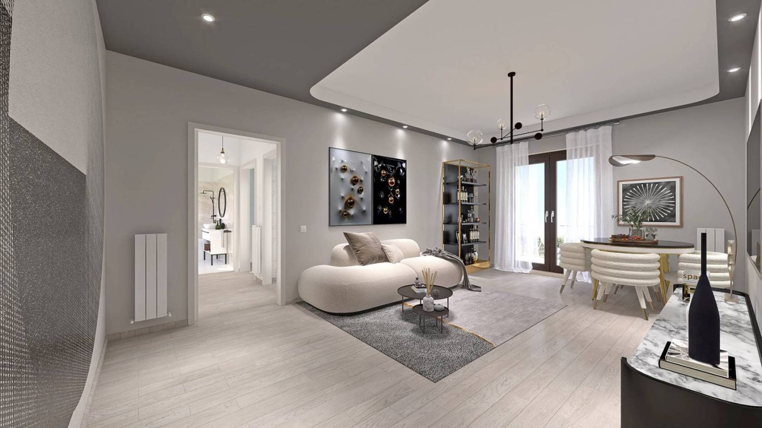 Apartamento de 1 dormitorio en Sesto San Giovanni, Italy No. 56352