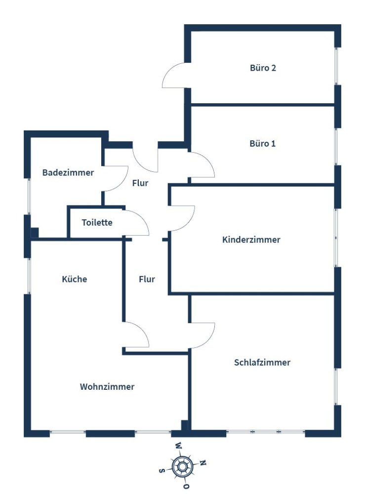 4 غرف نوم شقة في Stade, Germany رقم 175642