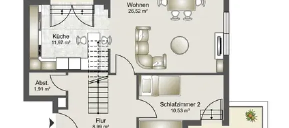 Дуплекс с 4 комнатами в Вандсбек, Германия № 57032 9