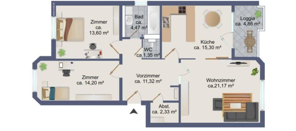 3 rooms Apartment in Villach, Austria No. 127278 12