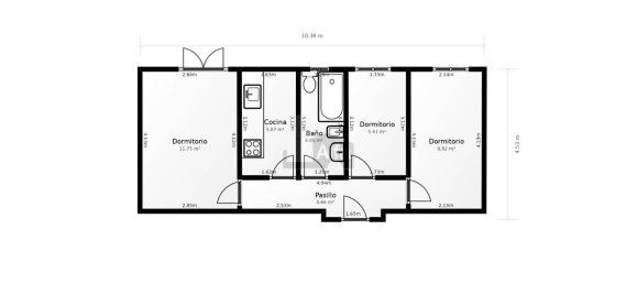 2 غرف نوم شقة في Madrid, Spain رقم 166347 33