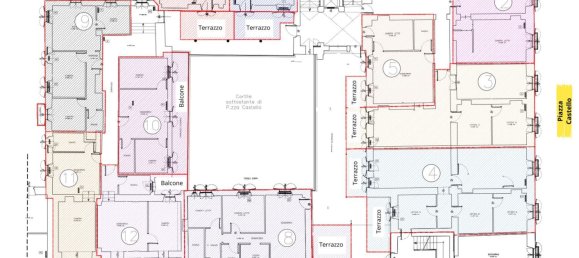 3-salle Appartement à Turin, Italy No. 230240 17