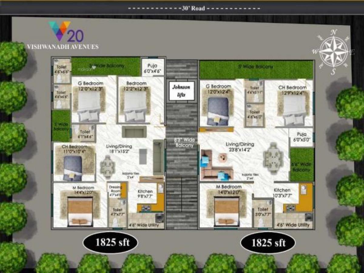 4 Schlafzimmer Haus in Visakhapatnam, India, Nr. 24462