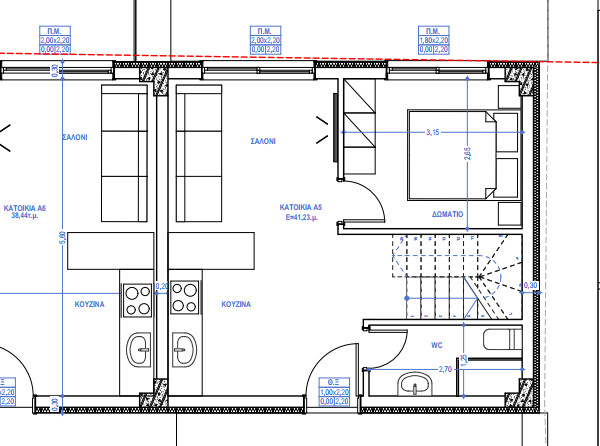 3 bedrooms Maisonette in Chalkidiki, Greece No. 103055
