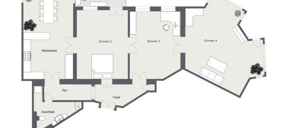 4 rooms Apartment in Kreuzberg, Germany No. 279265 12