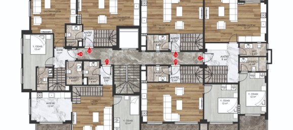 Apartment 1+1 in Oba, Turkey No. 13197 26